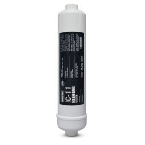Filtre en ligne Ionicore IC-11SCCB bloc de carbone à coco bactériostatique 1/4 NPT 2,5 x11  - 5 microns