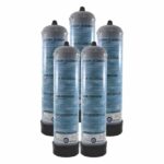 5 Bouteilles de CO2 jetables 600gr. pour aquariums avec culot M10x1