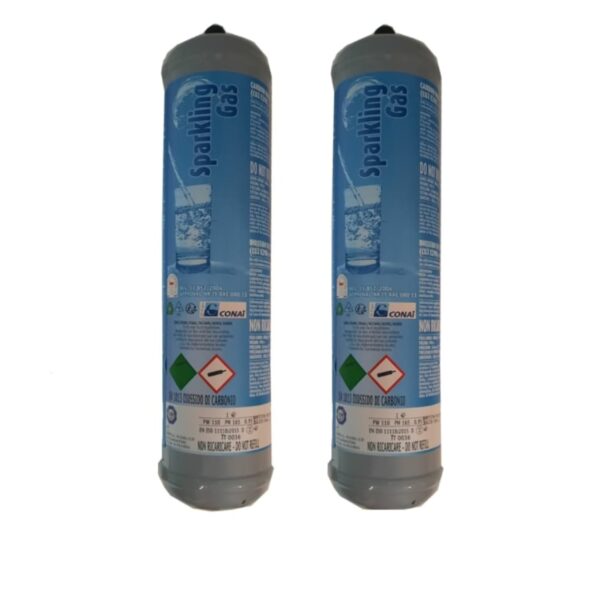 Bouteilles de CO2 jetable E290 de 600 g