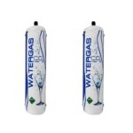 2 Bouteilles de CO2 jetable de 600 gr Watergas de gaz d'eau avec raccordement M11x1 pour l'eau gazeuse e290