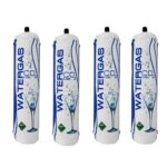4 Bouteilles de CO2 jetable de 600 gr Watergas de gaz d'eau avec raccordement M11x1 pour l'eau gazeuse e290