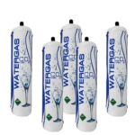 5 Bouteilles de CO2 jetable de 600 gr Watergas de gaz d'eau avec raccordement M11x1 pour l'eau gazeuse e290