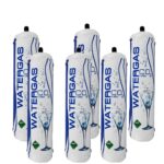 6 Bouteilles de CO2 jetable de 600 gr Watergas de gaz d'eau avec raccordement M11x1 pour l'eau gazeuse e290